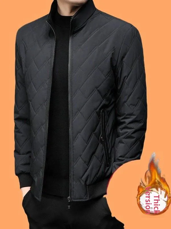 Men's Mid-Thi Quilted Cotton Jaet Stand Collar Lightweight Casual Cotton Clothes able Autumn Winter Polyester Fiber
Men's Mid-Thi Quilted Cotton Jaet Stand Collar Lightweight Casual Cotton Clothes able Autumn Winter Polyester Fiber