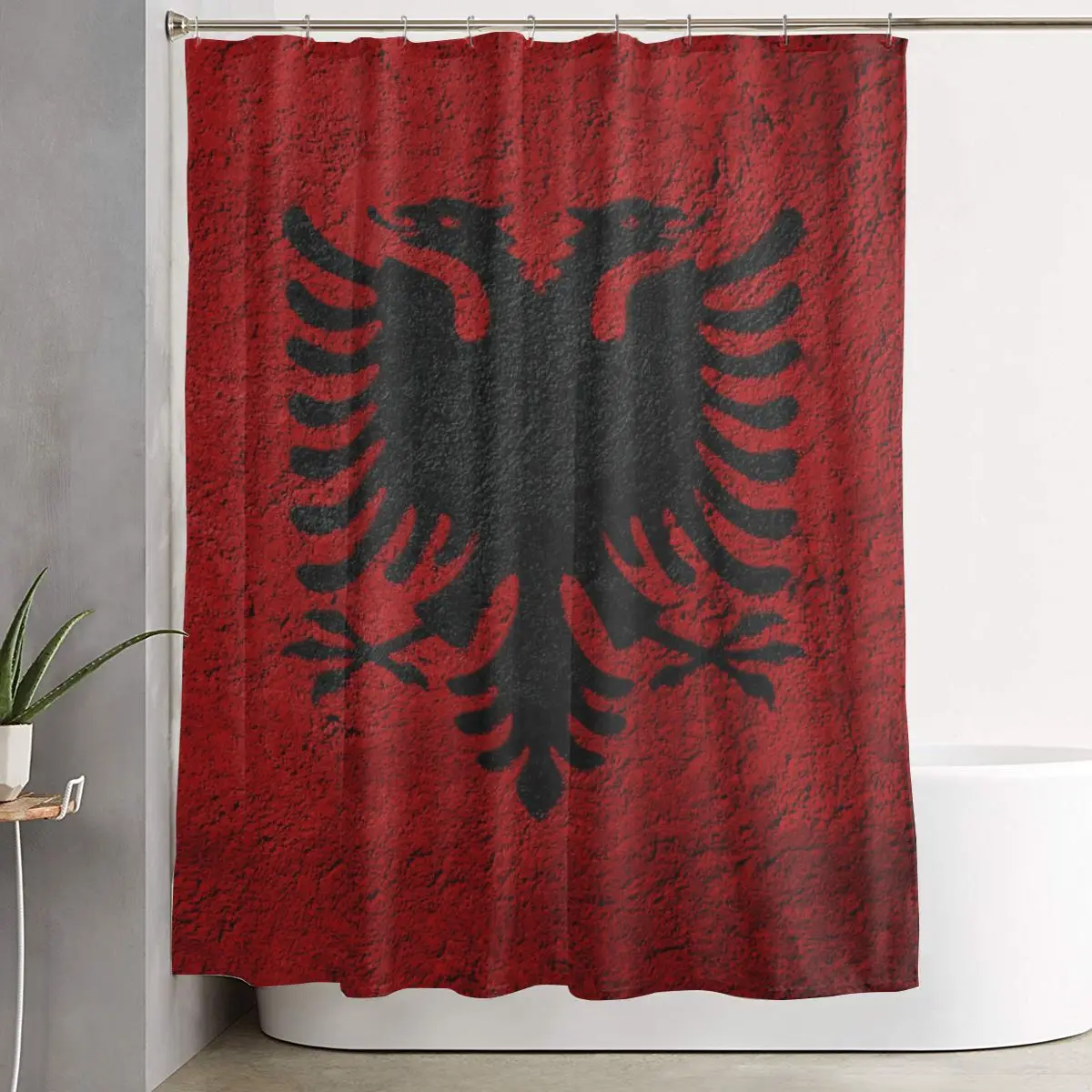 Занавеска для душа с флагом Албании, полиэстеровая, водонепроницаемая, для ванной комнаты, с крючками
Занавеска для душа с флагом Албании, полиэстеровая, водонепроницаемая, для ванной комнаты, с крючками