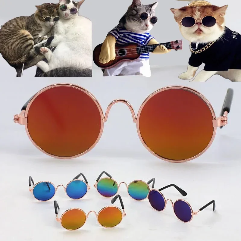 Dog Sunglasses Lovely Vintage Round Reflection Eye Wear Glasses Small Dog Cat Pet Photo Props pet Beauty Decoration Supplies
Dog Sunglasses Lovely Vintage Round Reflection Eye Wear Glasses Small Dog Cat Pet Photo Props pet Beauty Decoration Supplies