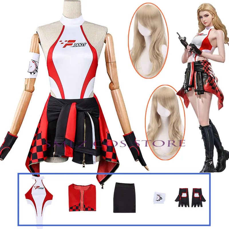 Racing Hutao Cosplay Anime Bladepoint Cosplay Costume Girl Xiao Ke Race Car Uniform Coat Jumpsuits Set Halloween Party Outfit
Racing Hutao Cosplay Anime Bladepoint Cosplay Costume Girl Xiao Ke Race Car Uniform Coat Jumpsuits Set Halloween Party Outfit
