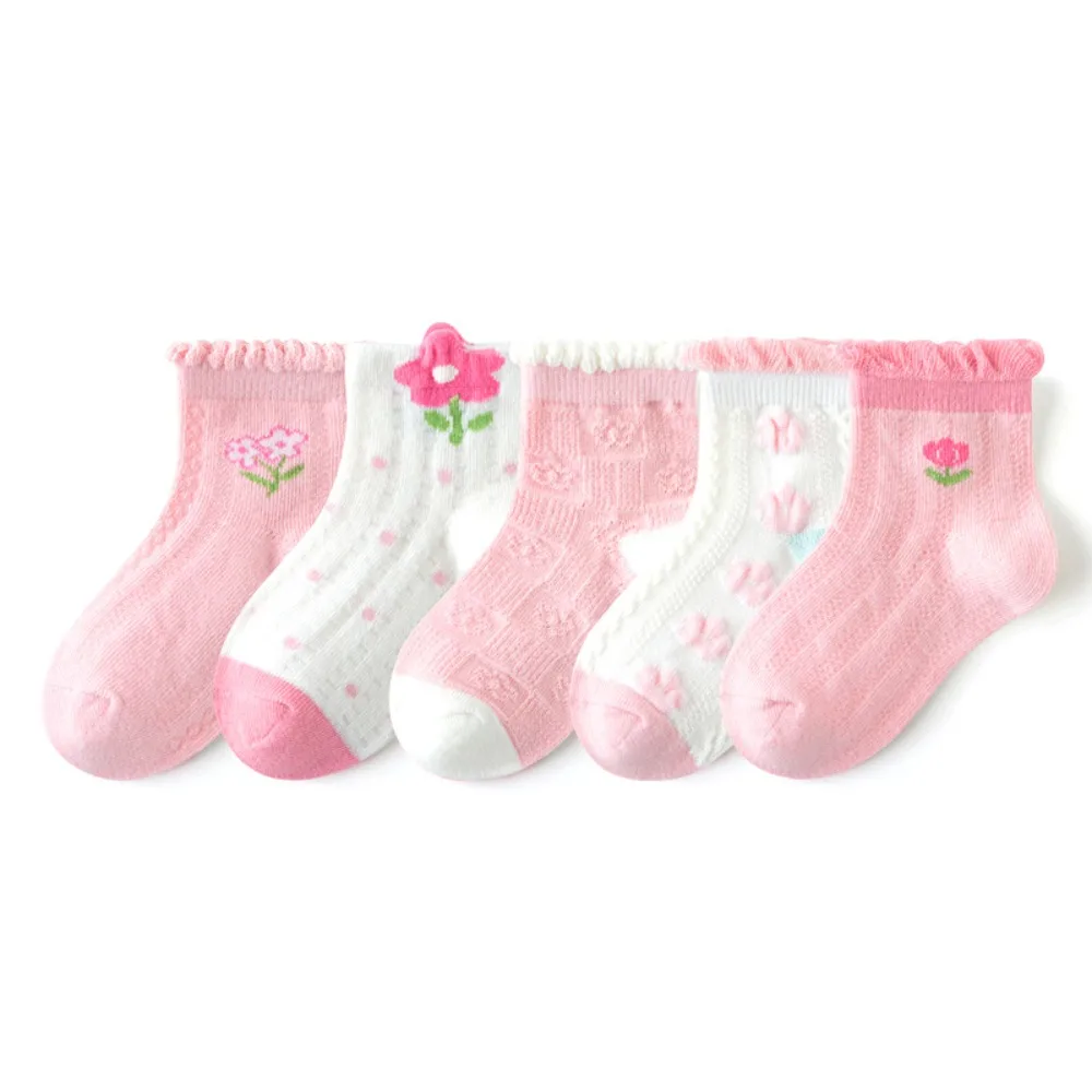 5Pairs Kawaii Ruffle Baby Cotton Socks Autumn Spring Cute Toddle Short Tube Socks Mid-calf Sweet Newborn Socks Children
5Pairs Kawaii Ruffle Baby Cotton Socks Autumn Spring Cute Toddle Short Tube Socks Mid-calf Sweet Newborn Socks Children