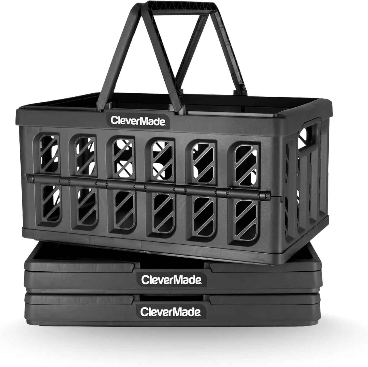Collapsible Shopping Basket with Handles – 24L 3 Pack Foldable Grocery Tote, Plastic Storage Bins Stackable for Car & Home
Collapsible Shopping Basket with Handles – 24L 3 Pack Foldable Grocery Tote, Plastic Storage Bins Stackable for Car & Home