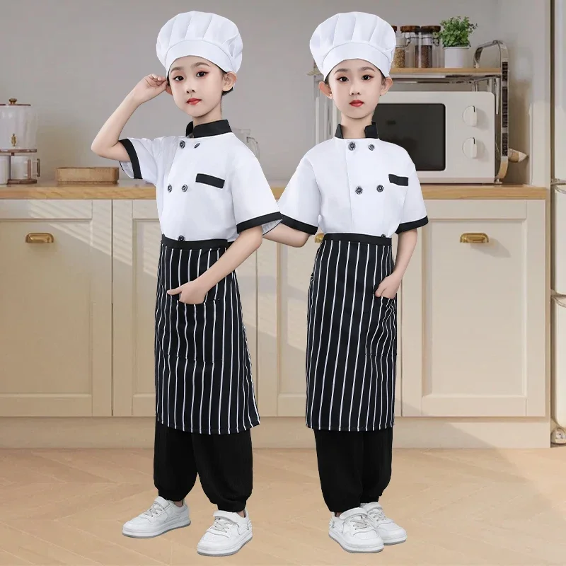 Children Waiter Waitress Clothing Sets Kids Chef Jackets Kitchen Roleplay Uniform Cook Hat Restaurant Cosplay Costumes Halloween
Children Waiter Waitress Clothing Sets Kids Chef Jackets Kitchen Roleplay Uniform Cook Hat Restaurant Cosplay Costumes Halloween
