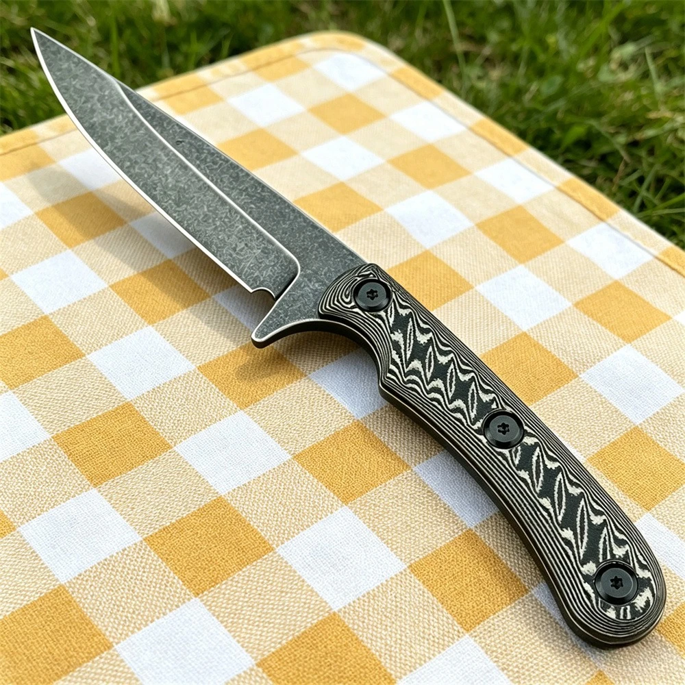 Heavy Duty Outdoor EDC Fixed Blade Knife Full Tang 7Cr13MoV Straight Blade Knives G10 Handle Camping Fishing Hiking Tool
Heavy Duty Outdoor EDC Fixed Blade Knife Full Tang 7Cr13MoV Straight Blade Knives G10 Handle Camping Fishing Hiking Tool