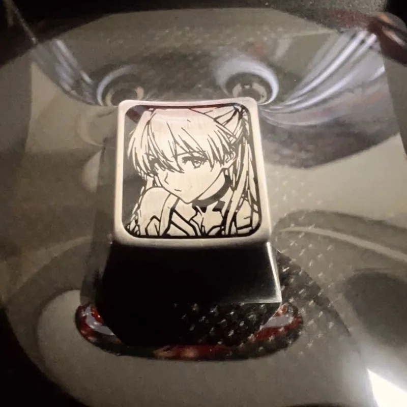Neon Genesis Evangelion peripheral computer accessories keycap EVA Asuka zinc alloy keycap birthday gift
Neon Genesis Evangelion peripheral computer accessories keycap EVA Asuka zinc alloy keycap birthday gift