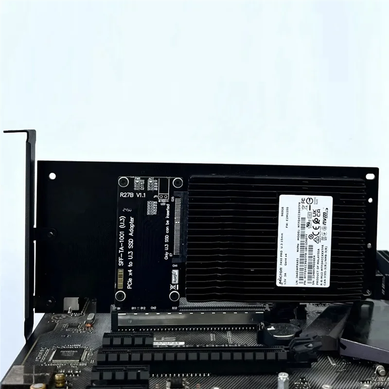 Карта адаптера жесткого диска Durable-Pcie 5.0 X4 к U.3 SSD PCI Express Gen5.0 4X к U.3 SFF-TA-1001 Карта адаптера жесткого диска SSD, PCI Express Gen5.0 4X к U.3 SFF-TA-1001, карта адаптера SSD
Карта адаптера жесткого диска Durable-Pcie 5.0 X4 к U.3 SSD PCI Express Gen5.0 4X к U.3 SFF-TA-1001 Карта адаптера жесткого диска SSD, PCI Express Gen5.0 4X к U.3 SFF-TA-1001, карта адаптера SSD