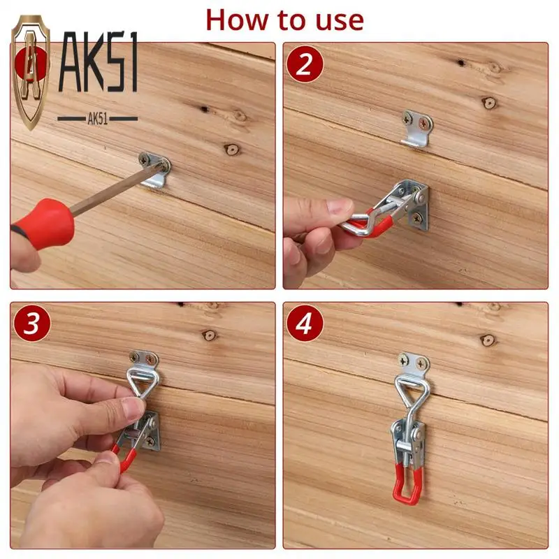 AK51-36Pcs Adjustable Toggle Latch Clamp Pull Latch 4001 Heavy Duty Latch Lock Metal Door Latches Sturdy Latches Hardware
AK51-36Pcs Adjustable Toggle Latch Clamp Pull Latch 4001 Heavy Duty Latch Lock Metal Door Latches Sturdy Latches Hardware