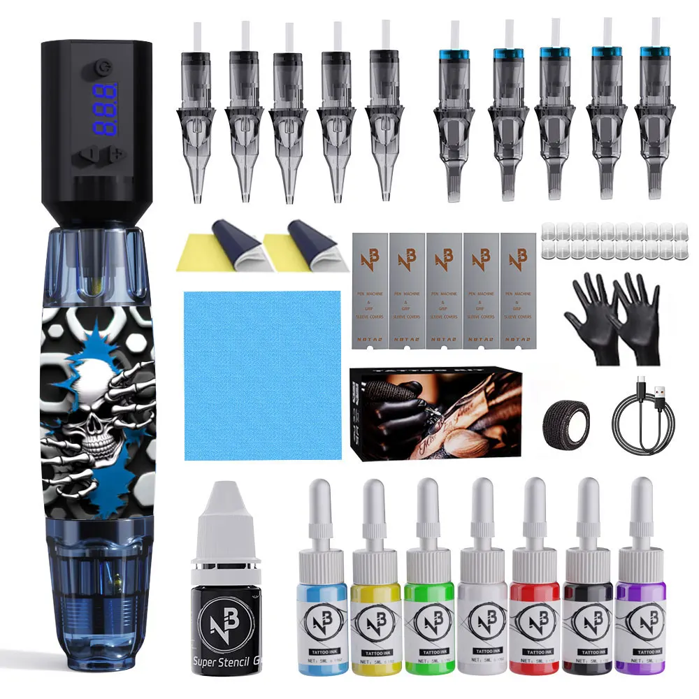 Набор ручек для татуировки высокой мощности Goldplume, подходит для тату-машинки для перманентного макияжа, пистолета для татуировки с узором, набора пистолетов для татуировки
Набор ручек для татуировки высокой мощности Goldplume, подходит для тату-машинки для перманентного макияжа, пистолета для татуировки с узором, набора пистолетов для татуировки