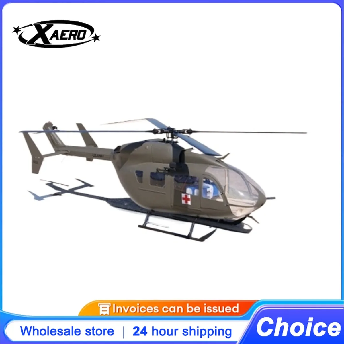 ROBAN 600 Size UH-72 Lakota Scale Helicopter Fuselage Fiberglass Body Shell for 600 Size Helicopters
ROBAN 600 Size UH-72 Lakota Scale Helicopter Fuselage Fiberglass Body Shell for 600 Size Helicopters