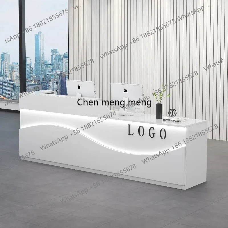 Work Beauty Reception Desk Coffee Shop Counter Clinical Reception Desk Hairdressing Service Front Muebles Commercial Furniture
Work Beauty Reception Desk Coffee Shop Counter Clinical Reception Desk Hairdressing Service Front Muebles Commercial Furniture
