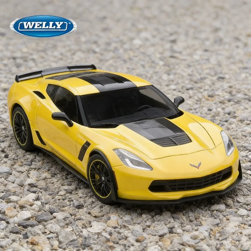 Модель спортивного автомобиля WELLY 1:24 Chevrolet Corvette Z06 2017 года, литая под давлением, коллекционная, имитационная, для детей, подарок
Модель спортивного автомобиля WELLY 1:24 Chevrolet Corvette Z06 2017 года, литая под давлением, коллекционная, имитационная, для детей, подарок