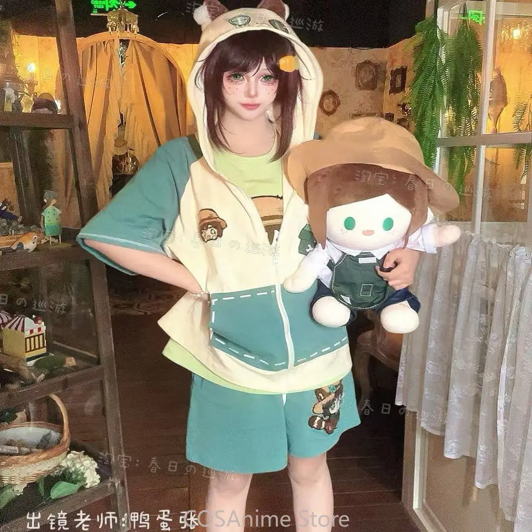 Аниме «Роль садовница», карнавальный костюм, милый костюм с капюшоном и ушками монстра, студенческая хлопковая футболка на молнии, свободная короткая летняя одежда, наряд
Аниме «Роль садовница», карнавальный костюм, милый костюм с капюшоном и ушками монстра, студенческая хлопковая футболка на молнии, свободная короткая летняя одежда, наряд