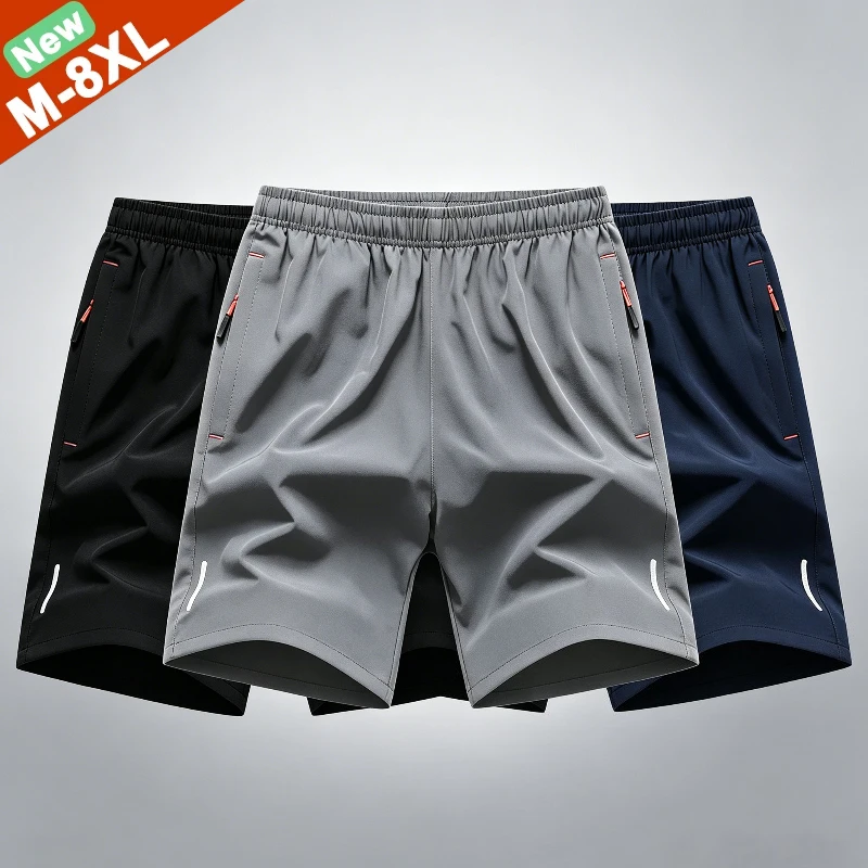 Men's Reflective Running Shorts Summer Quick Drying Trousers Male Ice Silk Breathable Fishing Pants Basketball Shorts Large Size
Men's Reflective Running Shorts Summer Quick Drying Trousers Male Ice Silk Breathable Fishing Pants Basketball Shorts Large Size
