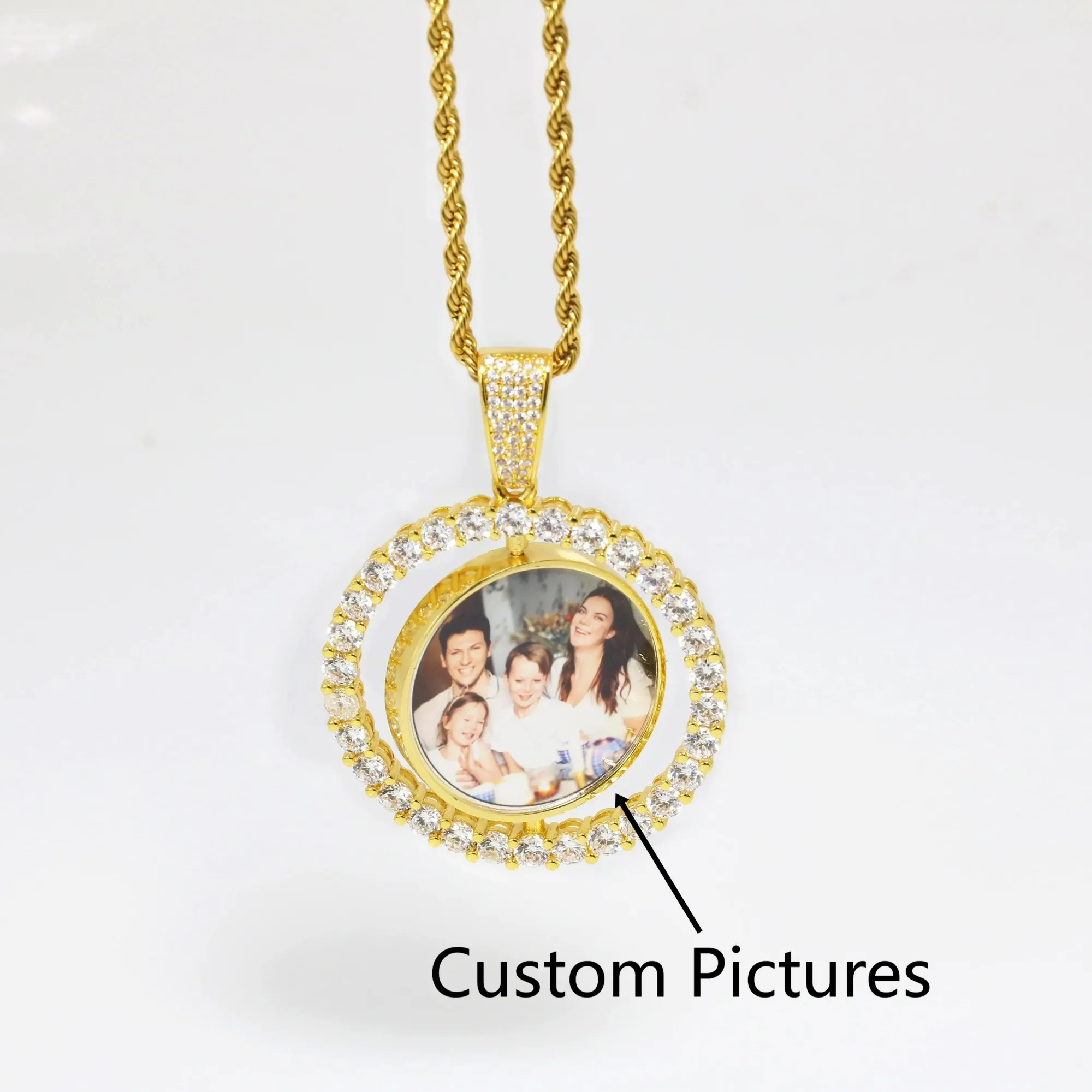 Lateefah Hip Hop Personalized Custom Two Side Picture with Spinning Round Alloy Pendant Necklace
Lateefah Hip Hop Personalized Custom Two Side Picture with Spinning Round Alloy Pendant Necklace