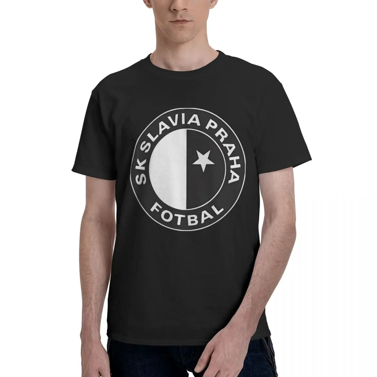 SK Slavia Praha 100% Cotton Casual Breathable Confortable Top New In Tops And T-Shirts Clothes Men
SK Slavia Praha 100% Cotton Casual Breathable Confortable Top New In Tops And T-Shirts Clothes Men