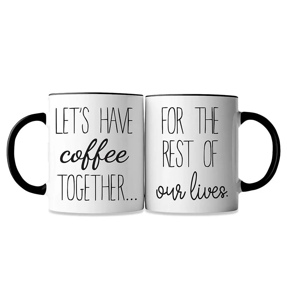 Набор кофейных кружек для помолвки «Мистер и миссис», свадебный подарок для пары
Набор кофейных кружек для помолвки «Мистер и миссис», свадебный подарок для пары