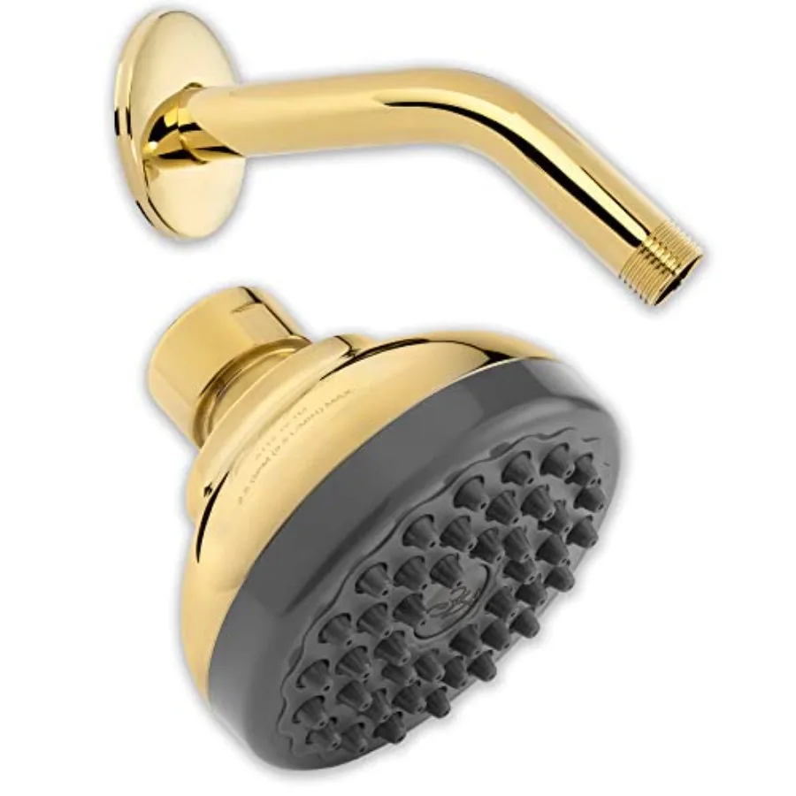 Pressure Boosting Showerhead and Shower Arm - Small Water Saving Shower Head Best For Low Flow Showers With 6 Inch Stainless St
Pressure Boosting Showerhead and Shower Arm - Small Water Saving Shower Head Best For Low Flow Showers With 6 Inch Stainless St