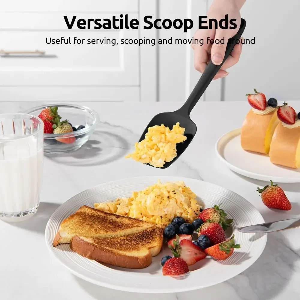 4PCS Heat Resistant Cream Spatula Scrapers Non-slip Nonstick Silicone Spatula BPA Free Food Grade Cooking Utensil Set
4PCS Heat Resistant Cream Spatula Scrapers Non-slip Nonstick Silicone Spatula BPA Free Food Grade Cooking Utensil Set