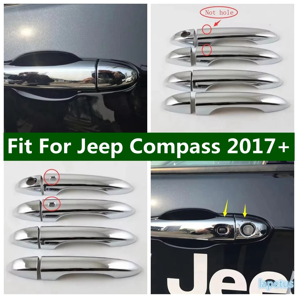 ABS Chrome Side Car Door Handle Catch Decoration Frame Protector Cap Cover Trim Fit For Jeep Compass 2017 - 2024 Accessories
ABS Chrome Side Car Door Handle Catch Decoration Frame Protector Cap Cover Trim Fit For Jeep Compass 2017 - 2024 Accessories
