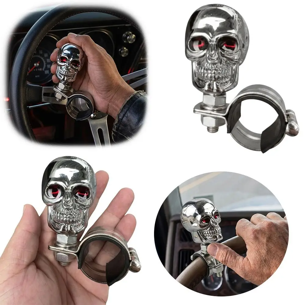 Metal Bearing Steering Wheel Booster Skull Head Design 360° Rotation Steering Wheel Spinner Heavy Duty Universal Fit
Metal Bearing Steering Wheel Booster Skull Head Design 360° Rotation Steering Wheel Spinner Heavy Duty Universal Fit