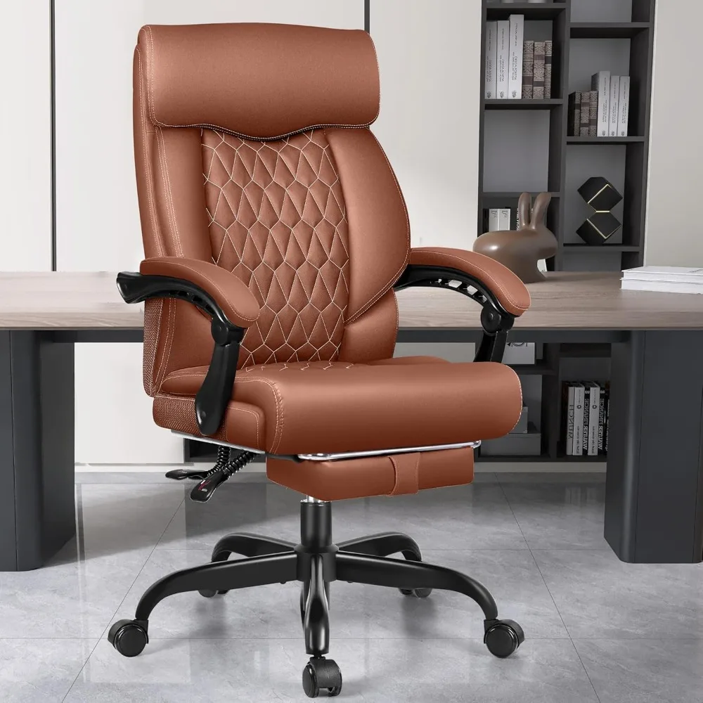 Big and Tall Reclining Office Chair with Footrest: High Back Ergonomic Design for Home Office
Big and Tall Reclining Office Chair with Footrest: High Back Ergonomic Design for Home Office