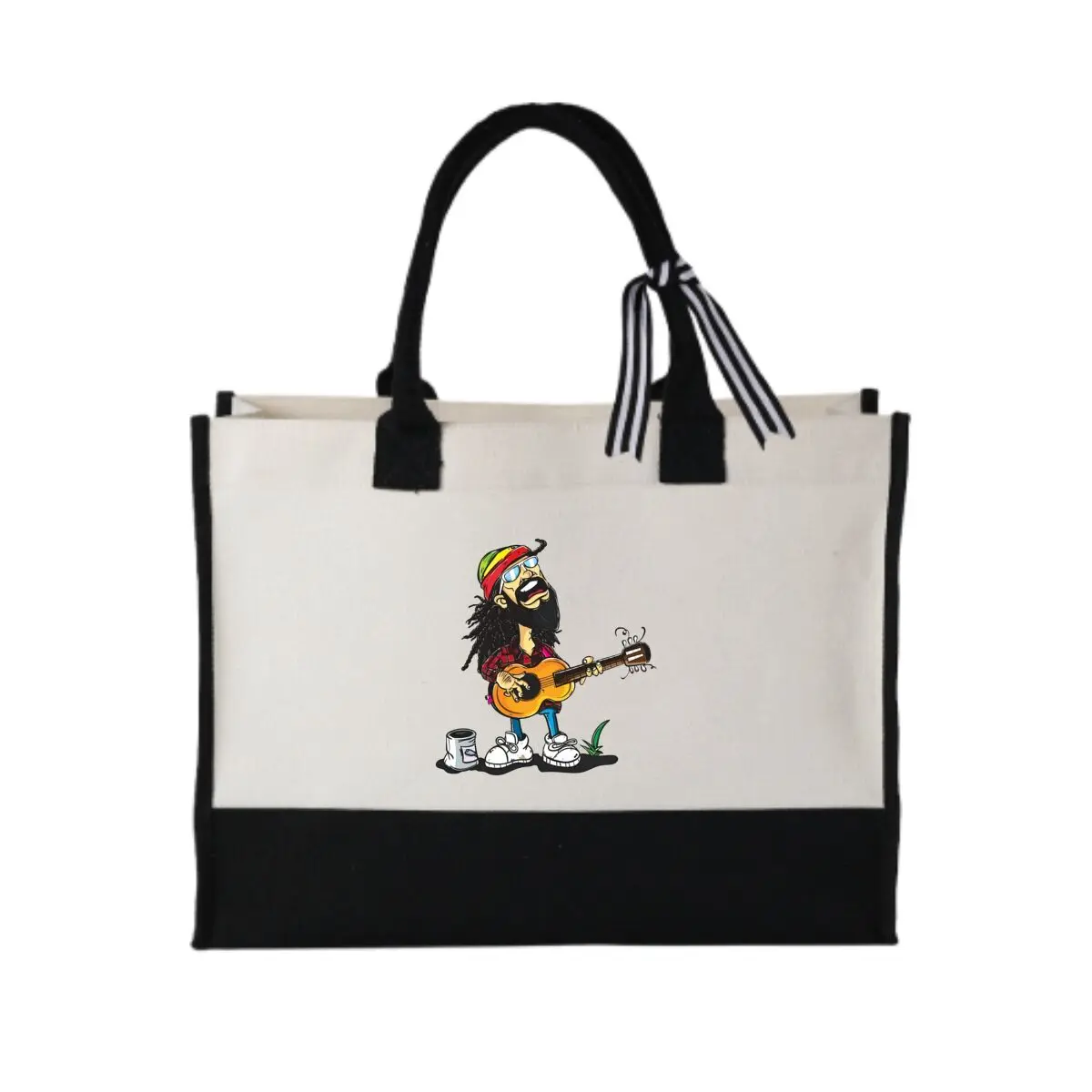 Reggae Guitarist Art Shoulder Shopping Casual Beach Bag Large Capacity Handbag
Reggae Guitarist Art Shoulder Shopping Casual Beach Bag Large Capacity Handbag