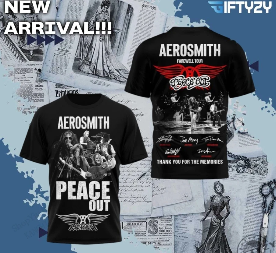 Футболка в стиле ретро с 3D-принтом Aerosmith Band, мужская и женская модная футболка с короткими рукавами, футболка New Rock
Футболка в стиле ретро с 3D-принтом Aerosmith Band, мужская и женская модная футболка с короткими рукавами, футболка New Rock