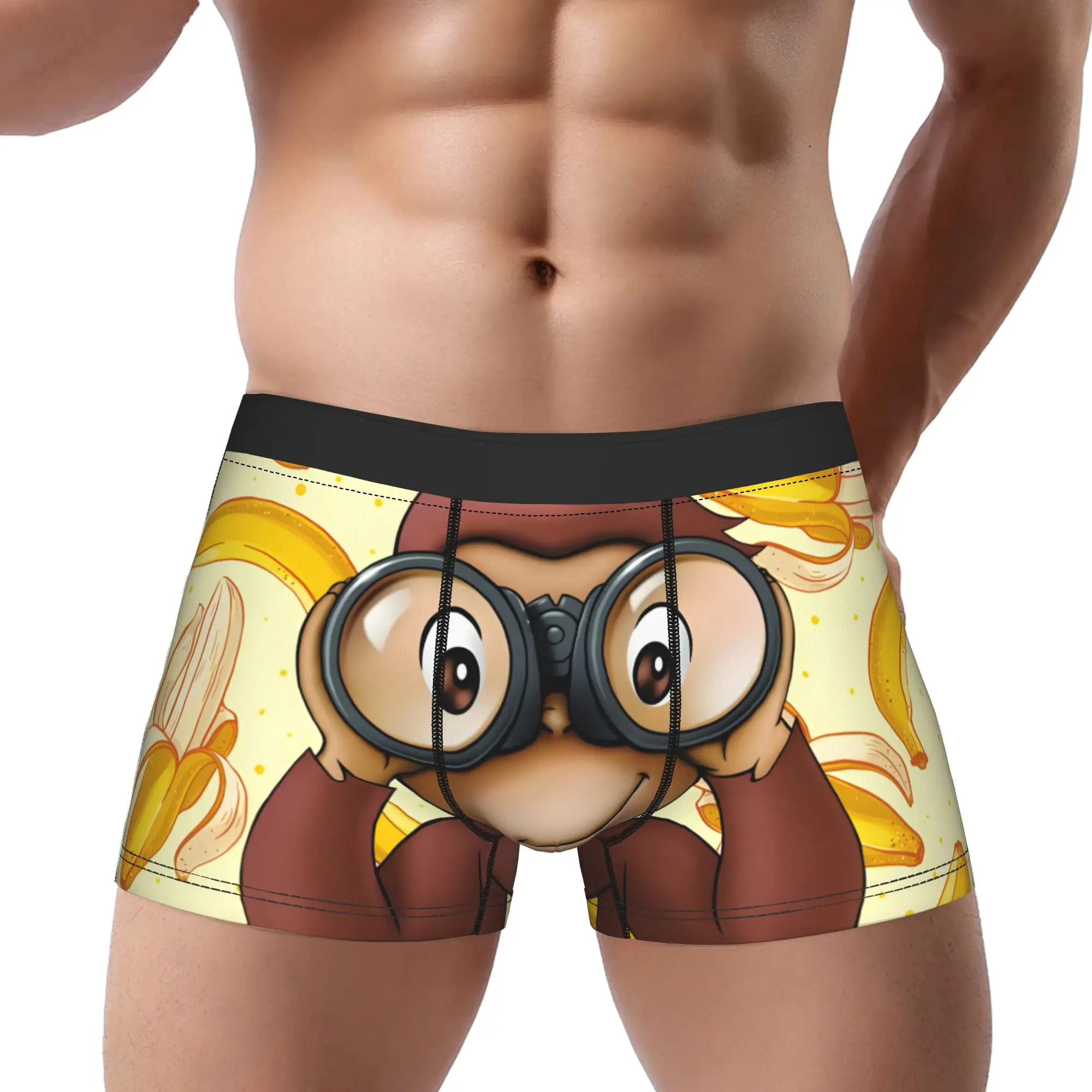 1piece A Pinch of Curiosity Curious Monkey G-George Underpants Homme Panties Man Underwear Ventilate Shorts
1piece A Pinch of Curiosity Curious Monkey G-George Underpants Homme Panties Man Underwear Ventilate Shorts