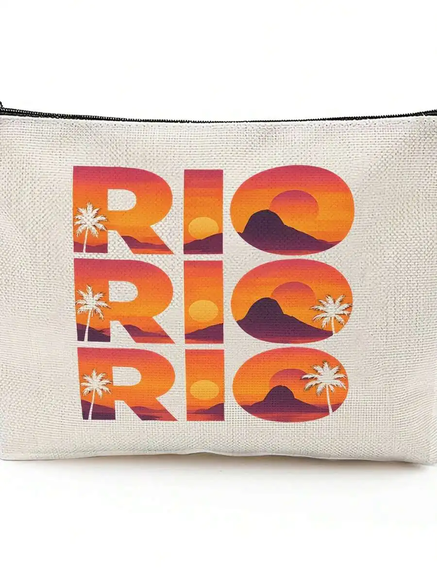 Rio Printed Polyester Zipper Pouch Multi Purpose Makeup Bag Travel pencil Case
Rio Printed Polyester Zipper Pouch Multi Purpose Makeup Bag Travel pencil Case
