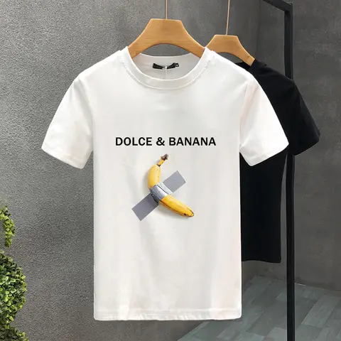 Dolce & Banana Cute Printed Spring Summer Personality T-shirt For Men’s Snake Hair Greek Mythology T shirt man T Shirt Woman