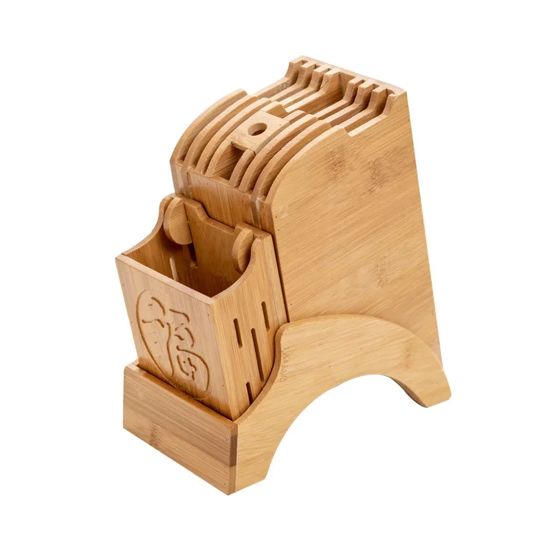 Bamboo Wood Knife Holder Desktop Chef knives Rack Meat Fish Slicing Cutter Cleaver Storage Knife Stand Kitchen Accessories
Bamboo Wood Knife Holder Desktop Chef knives Rack Meat Fish Slicing Cutter Cleaver Storage Knife Stand Kitchen Accessories