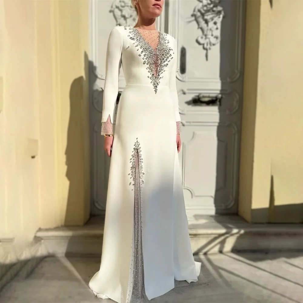Customized Exquisite Ruffles Evening Dress Charming Mermaid Beading Prom Dress Elegant Long Sleeve Party Gown فساتين سهرة فخ
Customized Exquisite Ruffles Evening Dress Charming Mermaid Beading Prom Dress Elegant Long Sleeve Party Gown فساتين سهرة فخ
