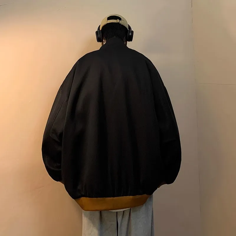 Loose Fit Color Blo Workwear Jaet for Men Trendy Spring Autumn Casual Stand Collar Top Youth ular Sle Zipper Closure
Loose Fit Color Blo Workwear Jaet for Men Trendy Spring Autumn Casual Stand Collar Top Youth ular Sle Zipper Closure