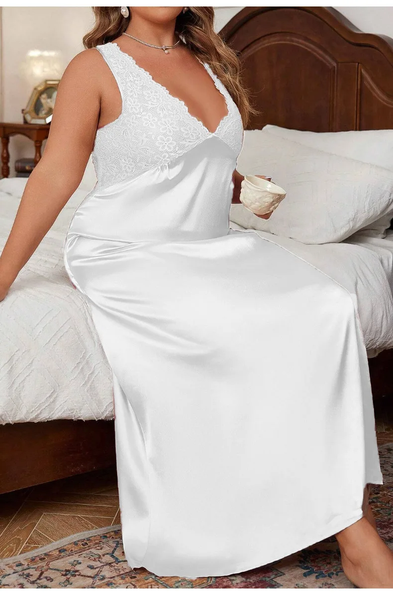 Sexy Women's Sleepwear Chemise Nightgown Lace Suspender Nightdress Home Clothes Summer New Nightwear Lingerie Rayon Lounge Wear
Sexy Women's Sleepwear Chemise Nightgown Lace Suspender Nightdress Home Clothes Summer New Nightwear Lingerie Rayon Lounge Wear
