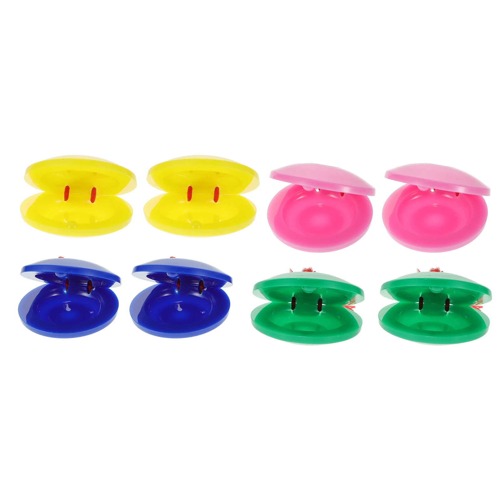 8 Pcs Finger Castanets Kids Musical Toys Pink Yellow Blue Green Percussion Instrument Sensory Development Baby Gifts
8 Pcs Finger Castanets Kids Musical Toys Pink Yellow Blue Green Percussion Instrument Sensory Development Baby Gifts