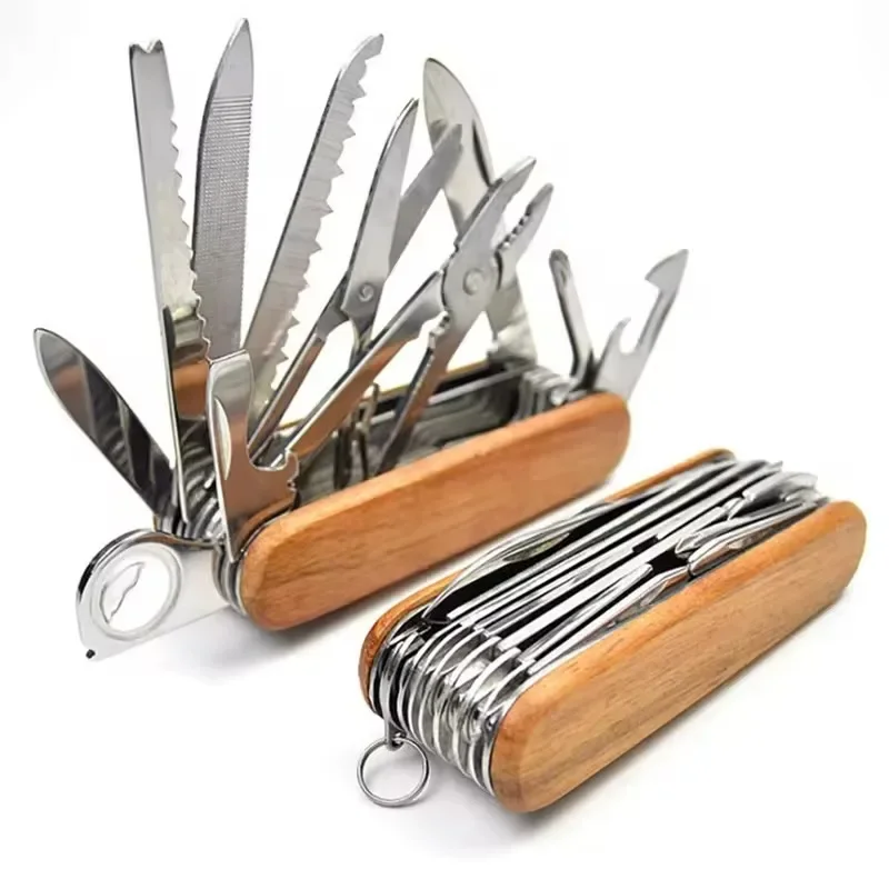 Portable Folding Stainless Steel Multifunctional 17 in 1 Multi Tool Pocket Knife Camping Pliers Knife
Portable Folding Stainless Steel Multifunctional 17 in 1 Multi Tool Pocket Knife Camping Pliers Knife