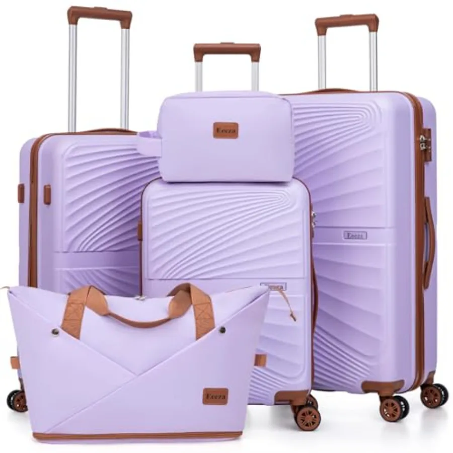 Luggage Sets 5 Pcs, Suitcases with Wheels, ABS Hard Case Luggage with TSA Lock Spinner Wheels, Carry On Luggage Set 20/24/28 in
Luggage Sets 5 Pcs, Suitcases with Wheels, ABS Hard Case Luggage with TSA Lock Spinner Wheels, Carry On Luggage Set 20/24/28 in