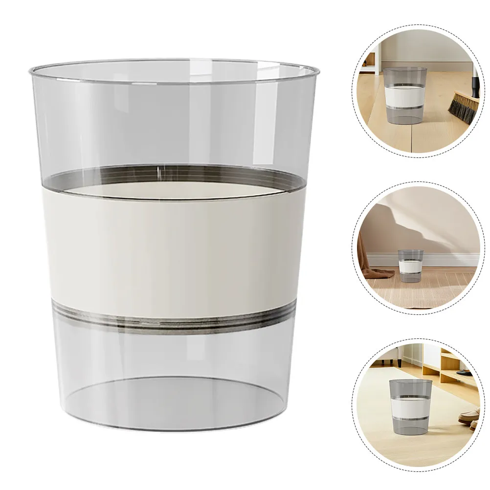 Large Capacity Clear Pet Plastic Waste Bin Lightweight Elegant Minimalist Trash Can for Home Office Bedroom Living Room Kitchen
Large Capacity Clear Pet Plastic Waste Bin Lightweight Elegant Minimalist Trash Can for Home Office Bedroom Living Room Kitchen