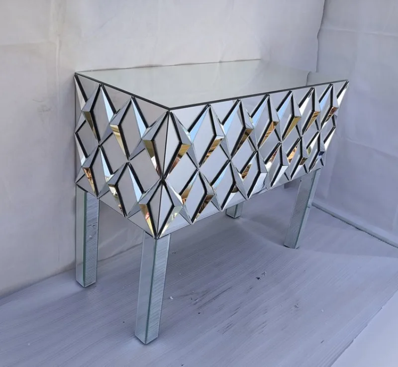 Hot Selling Modern Home Decor Living Room Furniture Sparkling Mirrored Console Tables For Hallway Entryway
Hot Selling Modern Home Decor Living Room Furniture Sparkling Mirrored Console Tables For Hallway Entryway
