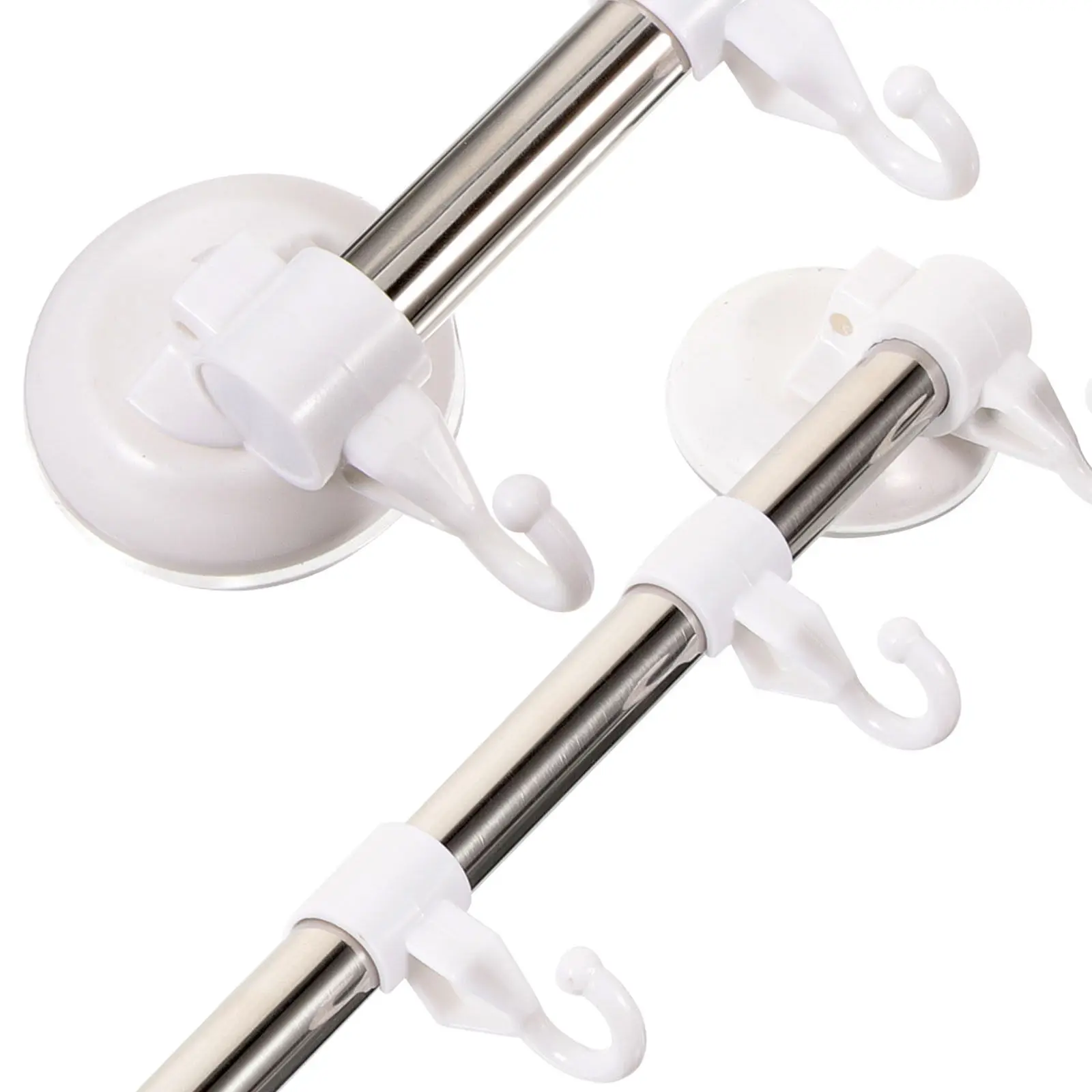Wall Mount Suction Cup Towel Rack Stainless Steel Adjustable Towel Bar 6 Hooks Bathroom Kitchen Storage Organizer Rod Holder
Wall Mount Suction Cup Towel Rack Stainless Steel Adjustable Towel Bar 6 Hooks Bathroom Kitchen Storage Organizer Rod Holder