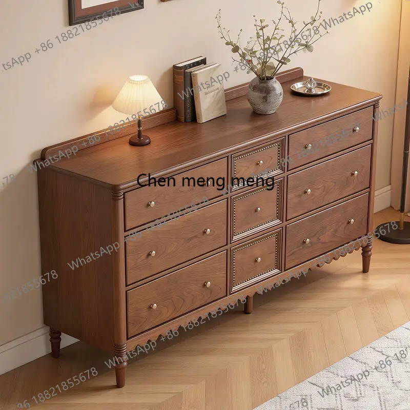 French antique solid wood locker bedroom American retro nine-bucket cabinet drawer storage
French antique solid wood locker bedroom American retro nine-bucket cabinet drawer storage