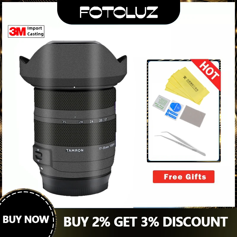 EF17-35 F 2.8 Lens Wrap Skin Camera Lens Skin Decal Tamron EF17-35 F 2.8 Sticker Anti-scratch Protector Cover Film Case
EF17-35 F 2.8 Lens Wrap Skin Camera Lens Skin Decal Tamron EF17-35 F 2.8 Sticker Anti-scratch Protector Cover Film Case