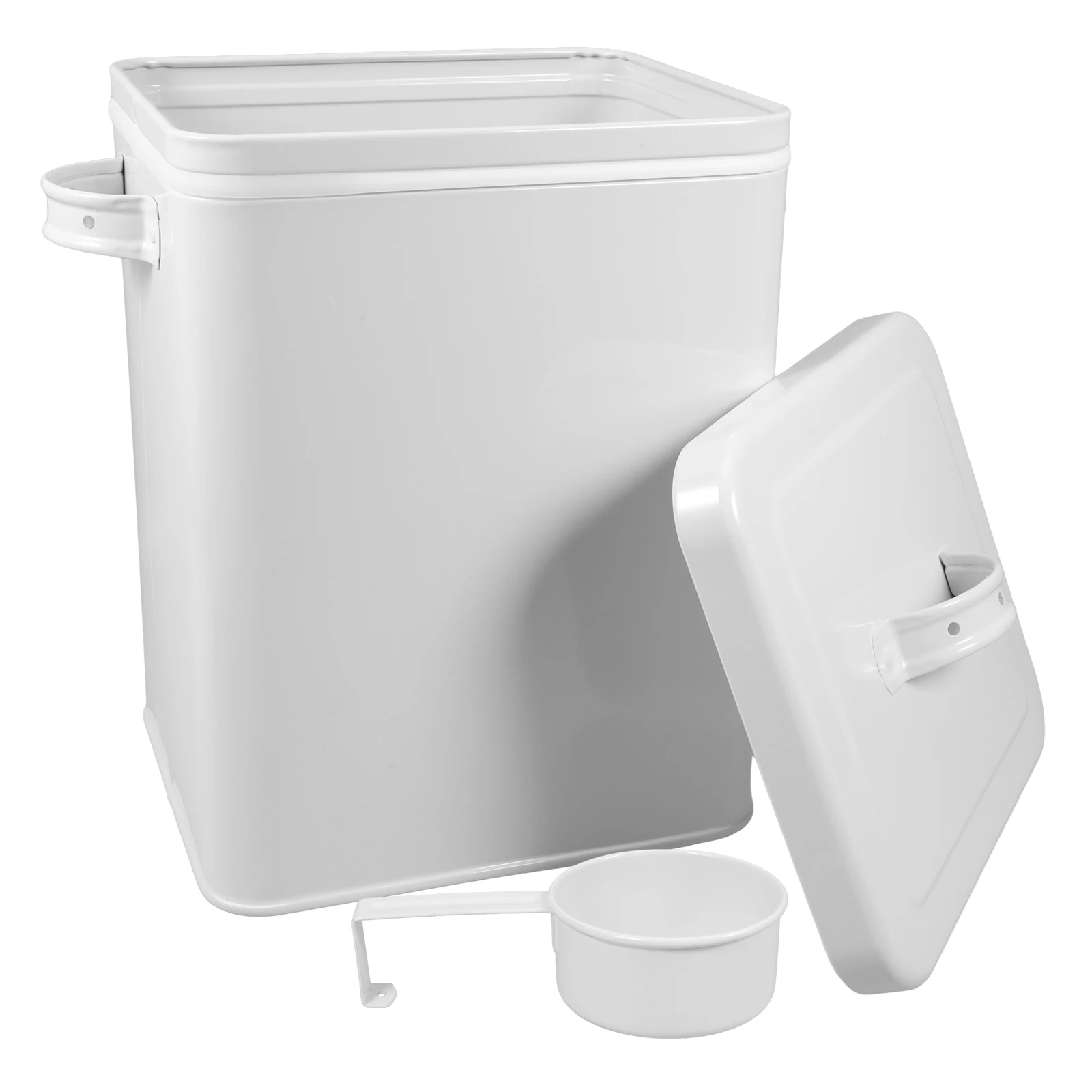 Multifunctional Storage Bucket Large Capacity Rice Flour Container Metal Canister Lid Food Utility ganizer
Multifunctional Storage Bucket Large Capacity Rice Flour Container Metal Canister Lid Food Utility ganizer
