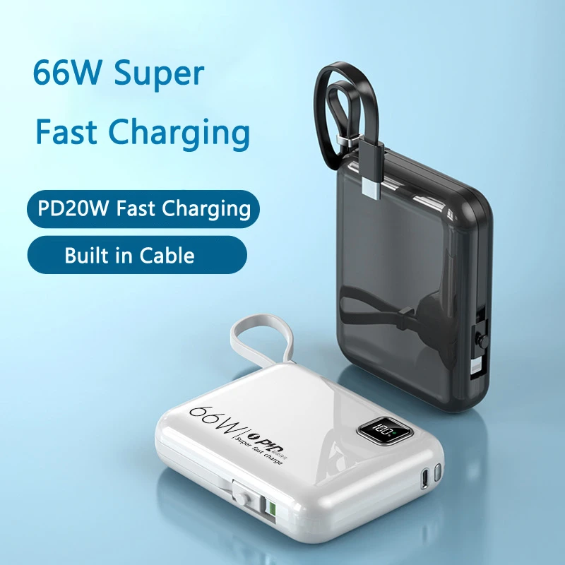 10000mAh Mini Power Bank 66W Type C Super Fast Charging for iPhone 16 15 Xiaomi Samsung Portable Charger Powerbank Spare Battery
10000mAh Mini Power Bank 66W Type C Super Fast Charging for iPhone 16 15 Xiaomi Samsung Portable Charger Powerbank Spare Battery