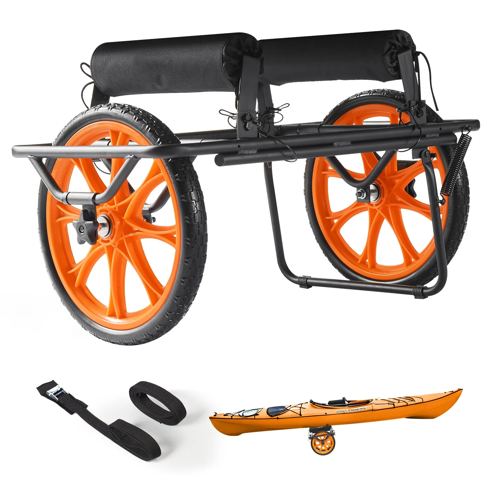 SucceBuy 330LBS Kayak Cart Canoe Cart Dolly with 15in Solid Rubber Tire & Kickstand Paddle Board Trolley for Canoes Paddleboards
SucceBuy 330LBS Kayak Cart Canoe Cart Dolly with 15in Solid Rubber Tire & Kickstand Paddle Board Trolley for Canoes Paddleboards