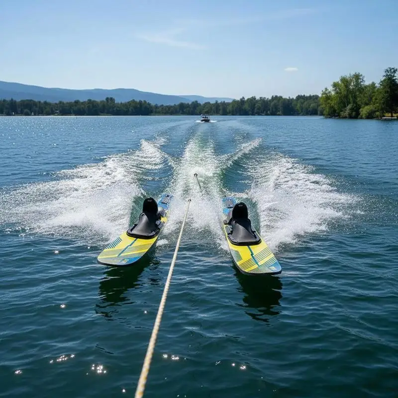 59" Water Skis, Adult Water Ski with X-7 Adjustable Horseshoe Bindings & Padded Rear Toe Plate, High-gloss UV Coating Waterskis Combo for Adults Up to 300 lbs
59" Water Skis, Adult Water Ski with X-7 Adjustable Horseshoe Bindings & Padded Rear Toe Plate, High-gloss UV Coating Waterskis Combo for Adults Up to 300 lbs