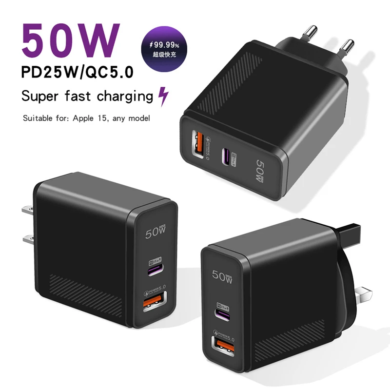 Сверхбыстрое зарядное устройство 50 Вт, подходит для Apple 15 pro Huawei и Xiaomi Super Flash Charging Адаптер стандарта ЕС/США/Великобритании 2025
Сверхбыстрое зарядное устройство 50 Вт, подходит для Apple 15 pro Huawei и Xiaomi Super Flash Charging Адаптер стандарта ЕС/США/Великобритании 2025