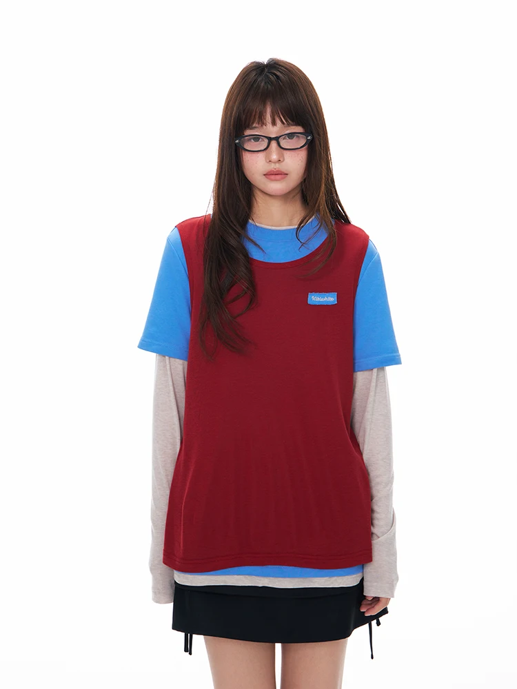 Комплект Kikiwhite Spring Faion: красно-синий повседневный комплект из футболки и шорт для женщин
Комплект Kikiwhite Spring Faion: красно-синий повседневный комплект из футболки и шорт для женщин