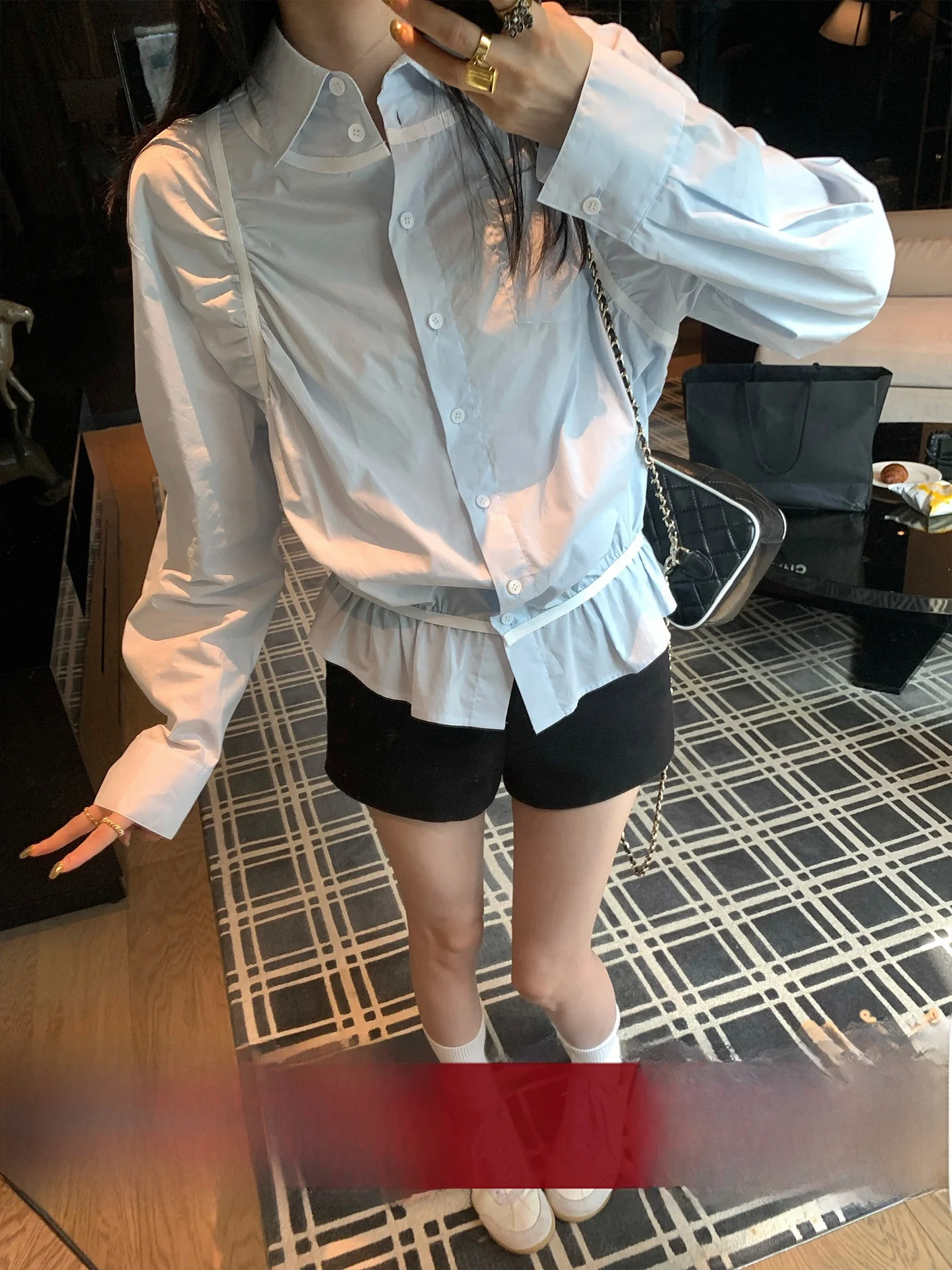 Повседневная женская рубашка с длинным рукавом, плиссированным дизайном, осенняя новинка, свободного кроя, из хлопка, для работы, модная
Повседневная женская рубашка с длинным рукавом, плиссированным дизайном, осенняя новинка, свободного кроя, из хлопка, для работы, модная