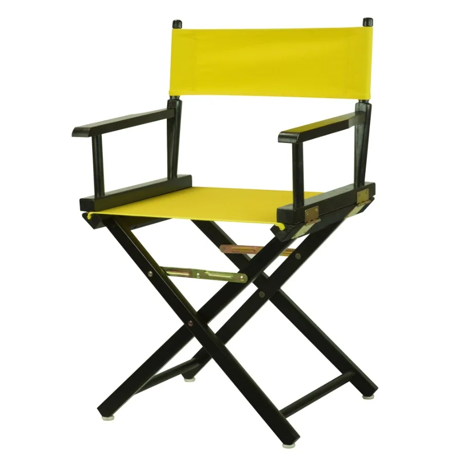 "18" Director's Chair Black Frame-Yellow Canvas"
"18" Director's Chair Black Frame-Yellow Canvas"